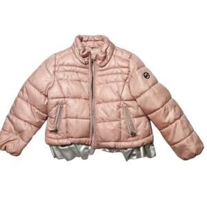 Michael Kors puffer  jacket toddler girls sz 3T pink